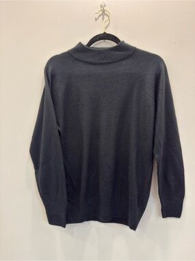 Sears Men's Black Turtleneck Sweater